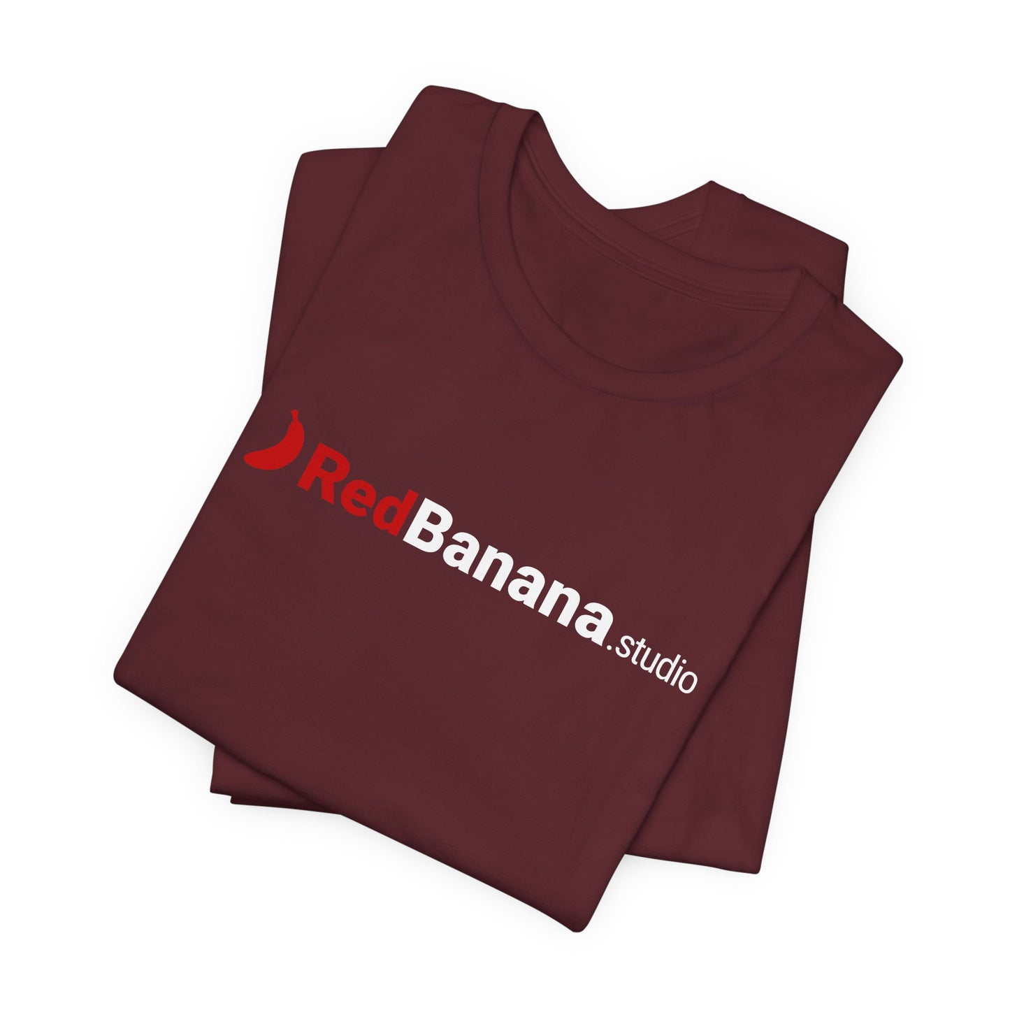 RedBanana.studio Logo Tee — Black Graphic Short Sleeve T-Shirt