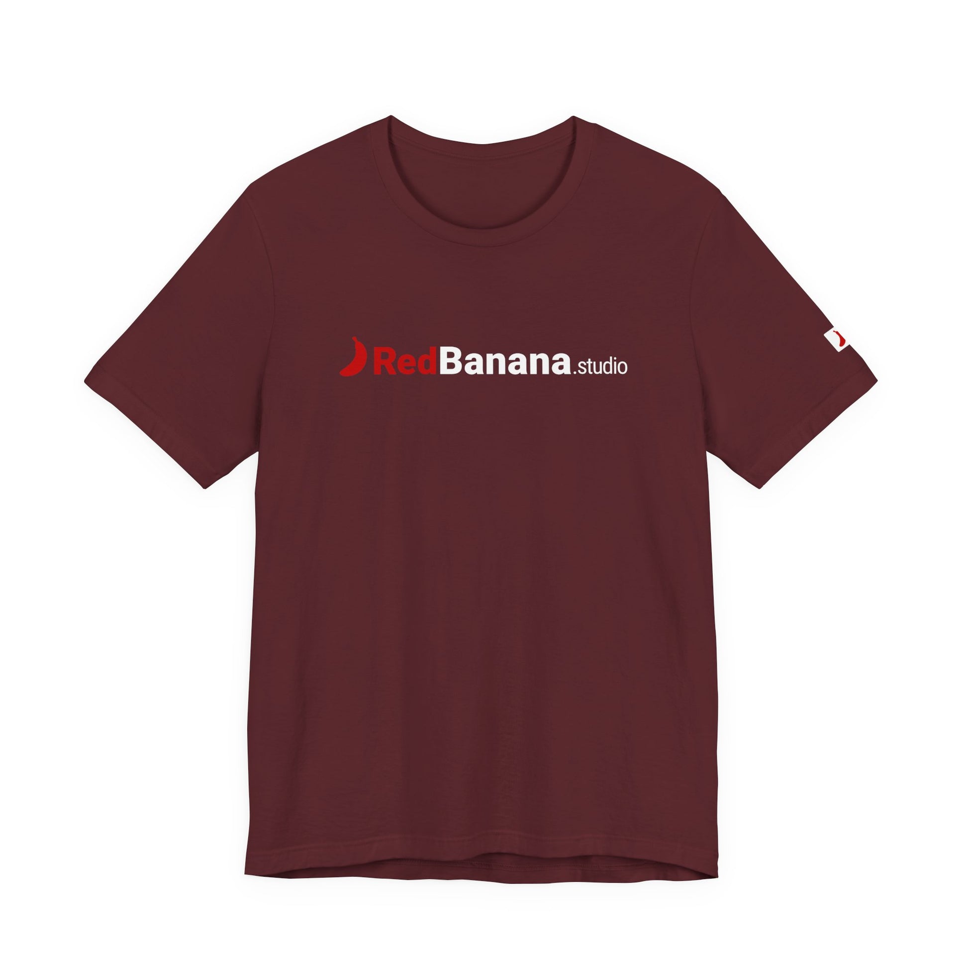 RedBanana.studio Logo Tee — Black Graphic Short Sleeve T-Shirt