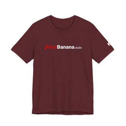 RedBanana.studio Logo Tee — Black Graphic Short Sleeve T-Shirt