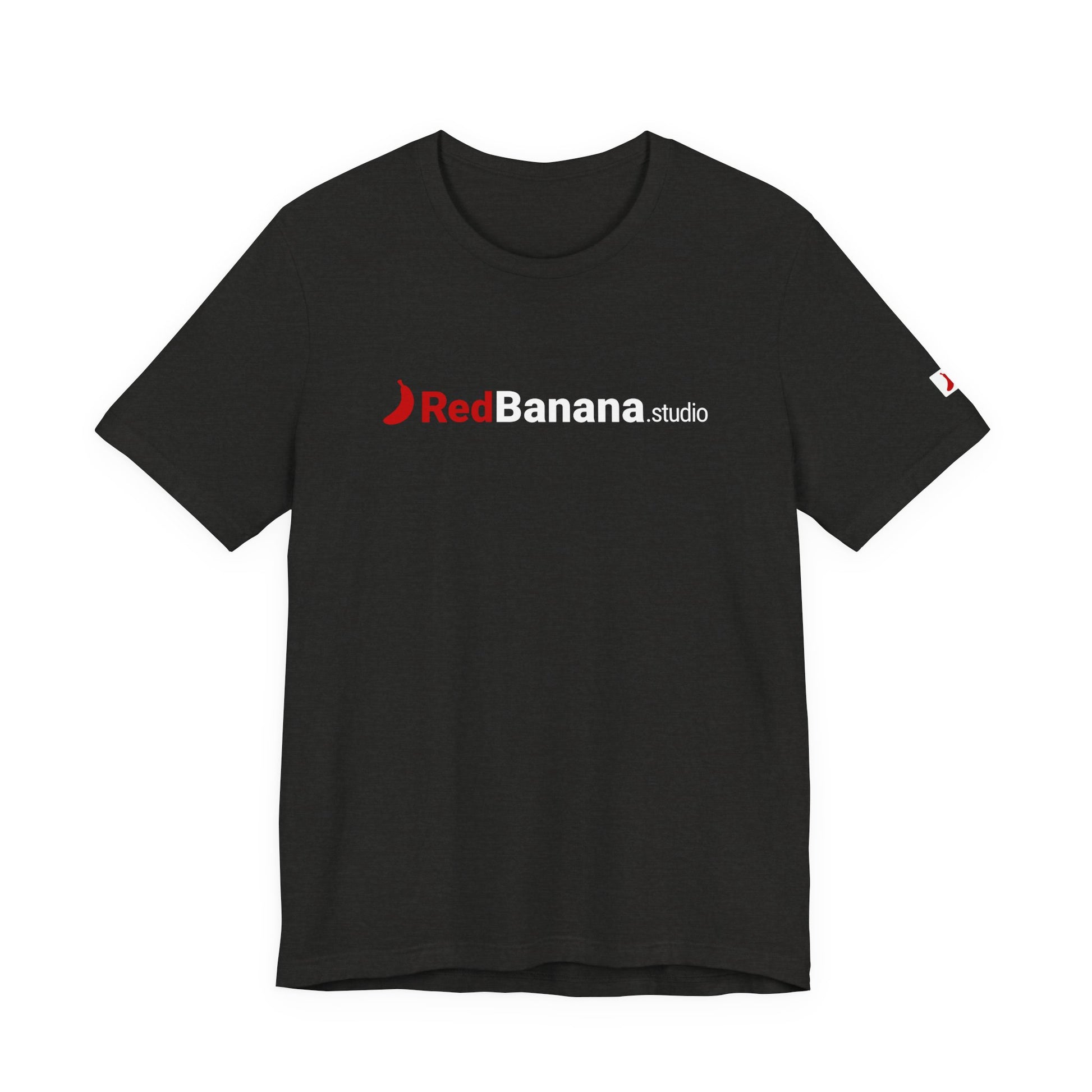 RedBanana.studio Logo Tee — Black Graphic Short Sleeve T-Shirt
