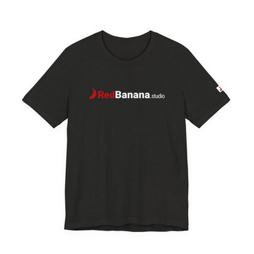 RedBanana.studio Logo Tee — Black Graphic Short Sleeve T-Shirt