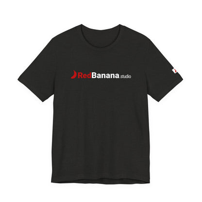 RedBanana.studio Logo Tee — Black Graphic Short Sleeve T-Shirt