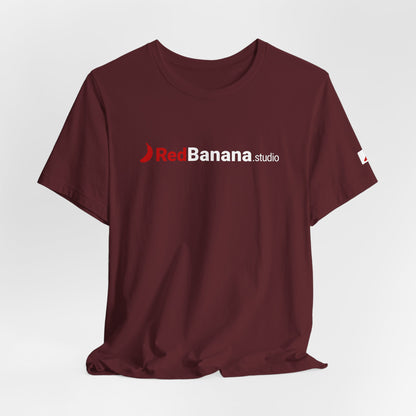 RedBanana.studio Logo Tee — Black Graphic Short Sleeve T-Shirt