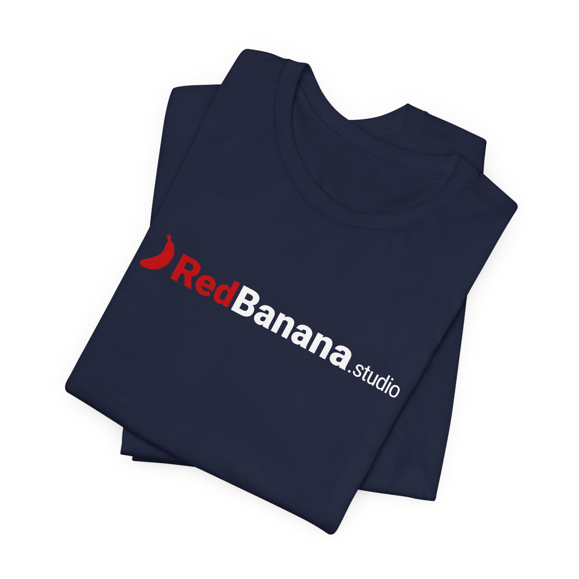 RedBanana.studio Logo Tee — Black Graphic Short Sleeve T-Shirt